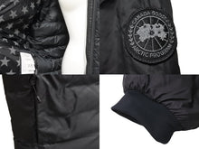 Load image into Gallery viewer, CANADA GOOSE カナダグース Ron Herman ロンハーマン スター切り替えダウンジャケット ナイロン サイズL 美品 中古 47056