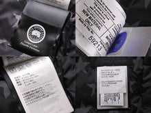 Load image into Gallery viewer, CANADA GOOSE カナダグース Ron Herman ロンハーマン スター切り替えダウンジャケット ナイロン サイズL 美品 中古 47056
