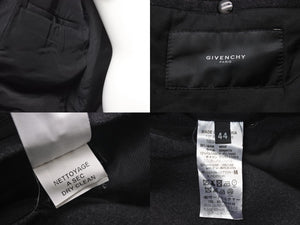極美品 激レア GIVENCHY ジバンシィ ロットワイラー ウールボンバージャケット 11AW ウールナイロン ブラック 中古 47064 
