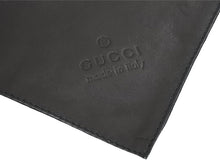 Load image into Gallery viewer, GUCCI グッチ 風呂敷 リバーシブル 創設90周年 GGマーク 総柄 レザー ファブリック イエロー ホワイト ブラウン 美品 中古 47072