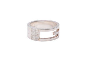 GUCCI グッチ 指輪 リングGマーク Gマーク YBC032660 YBC032661 日本サイズ１３号 ジュエリー 中古 47083