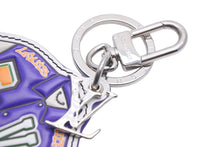 Load image into Gallery viewer, 美品 LOUIS VUITTON ポルトクレ LV バーシティジャケット キーホルダー MP3385 パープル×シルバー 中古 47090