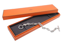 Load image into Gallery viewer, HERMES エルメス Chaine d’Ancre シェーヌダンクルMM ブレスレット アクセサリー 18コマ シルバー925 61.5g 美品 中古 47103