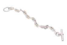 Load image into Gallery viewer, HERMES エルメス Chaine d’Ancre シェーヌダンクルMM ブレスレット アクセサリー 18コマ シルバー925 61.5g 美品 中古 47103