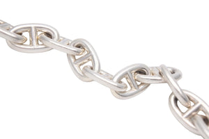 HERMES エルメス Chaine d’Ancre シェーヌダンクルMM ブレスレット アクセサリー 18コマ シルバー925 61.5g 美品 中古 47103