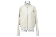 画像をギャラリービューアに読み込む, 極美品 Louis Vuitton ルイヴィトン レザージャケット H6L03EKL5 ブルレザー キュプラ コットン ホワイト サイズ46 中古 47107