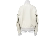 画像をギャラリービューアに読み込む, 極美品 Louis Vuitton ルイヴィトン レザージャケット H6L03EKL5 ブルレザー キュプラ コットン ホワイト サイズ46 中古 47107