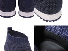 Load image into Gallery viewer, 極美品 JIMMY CHOO ジミーチュウ ストレッチニットスニーカー ソックススニーカー ネイビー 紺 中古 47109