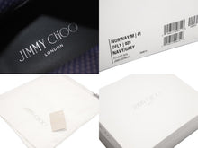 Load image into Gallery viewer, 極美品 JIMMY CHOO ジミーチュウ ストレッチニットスニーカー ソックススニーカー ネイビー 紺 中古 47109