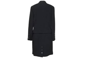 CHANEL シャネル ココマーク ウール セットアップ ブラック 96P シルク スーツ P07026W02302 サイズ38 美品 中古 47110