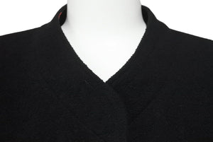 CHANEL シャネル ココマーク ウール セットアップ ブラック 96P シルク スーツ P07026W02302 サイズ38 美品 中古 47110