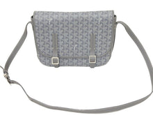 Load image into Gallery viewer, GOYARD ゴヤール ヴェルヴェデールMM 斜め掛けショルダーバッグ PVC レザー グレー シルバー金具 サイズMM 美品 中古 47157