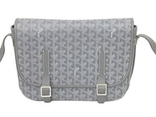 Load image into Gallery viewer, GOYARD ゴヤール ヴェルヴェデールMM 斜め掛けショルダーバッグ PVC レザー グレー シルバー金具 サイズMM 美品 中古 47157