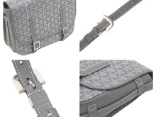 Load image into Gallery viewer, GOYARD ゴヤール ヴェルヴェデールMM 斜め掛けショルダーバッグ PVC レザー グレー シルバー金具 サイズMM 美品 中古 47157