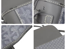 Load image into Gallery viewer, GOYARD ゴヤール ヴェルヴェデールMM 斜め掛けショルダーバッグ PVC レザー グレー シルバー金具 サイズMM 美品 中古 47157