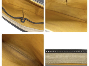 GOYARD ゴヤール ヴェルヴェデールMM 斜め掛けショルダーバッグ PVC レザー グレー シルバー金具 サイズMM 美品 中古 47157