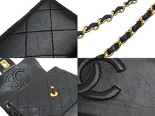 Load image into Gallery viewer, CHANEL シャネル ショルダーバッグ ミニマトラッセチェーンショルダー 1番台 ブラック ラムスキン ゴールド金具 美品 中古 47159