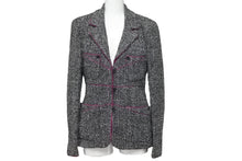 Load image into Gallery viewer, CHANEL シャネル 03AW ツイード ジャケット マルチカラー アウター ココマーク P21534W03168 サイズ36 中古 47201