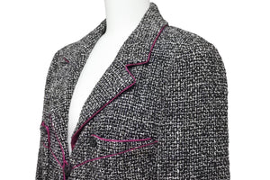 CHANEL シャネル 03AW ツイード ジャケット マルチカラー アウター ココマーク P21534W03168 サイズ36 中古 47201