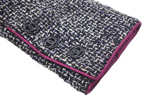 CHANEL シャネル 03AW ツイード ジャケット マルチカラー アウター ココマーク P21534W03168 サイズ36 中古 47201