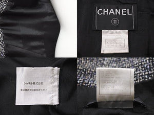 CHANEL シャネル 03AW ツイード ジャケット マルチカラー アウター ココマーク P21534W03168 サイズ36 中古 47201