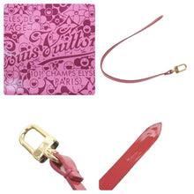 Load image into Gallery viewer, LOUIS VUITTON ルイヴィトン ポシェットコスミック アクセサリーポーチ 村上隆 M93166 PVC パテントレザー ローズ 美品 中古 47206
