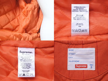 Load image into Gallery viewer, Supreme シュプリーム 19ss ピンストライプ バーシティー ジャケット オレンジ アウター ロゴ 最高 サイズS 美品 中古 47207