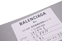 Load image into Gallery viewer, BALENCIAGA バレンシアガ 三つ折り財布 ブラック PAPIER MINI ペーパー ミニ 美品 中古 391446 0ID4N 1092 47220