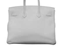 Load image into Gallery viewer, 極美品 HERMES エルメス BIRKIN バーキン35 ホワイト ゴールド金具 トゴ ハンドバッグ T刻印 中古 47225