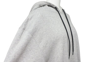 Y-3 ワイスリー ADIDAS アディダス プルオーバーパーカー フーディ ロゴ コットン グレー サイズXXL 美品 中古 47245