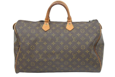LOUIS VUITTON ルイ・ヴィトン ハンドバッグ M41522 スピーディ40 モノグラ 旧型 ブラウン 824SA 中古 47334