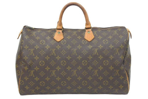 LOUIS VUITTON ルイ・ヴィトン ハンドバッグ M41522 スピーディ40 モノグラ 旧型 ブラウン 824SA 中古 47334