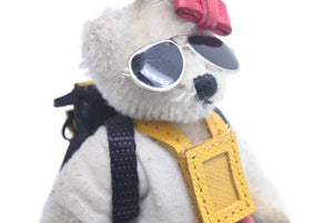 PRADA Teddy テディ ベア キーリング ロゴ バッグ チャーム