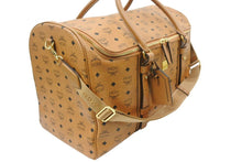 Load image into Gallery viewer, MCM エムシーエム MUNCHEN ロゴグラム ペット用 キャリーバッグ 小型 犬 猫 ライトブラウン 中古 47346
