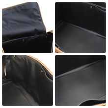 Load image into Gallery viewer, MCM エムシーエム MUNCHEN ロゴグラム ペット用 キャリーバッグ 小型 犬 猫 ライトブラウン 中古 47346