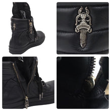 Load image into Gallery viewer, CHROME HEARTS×Rick Owens クロムハーツ リックオウエンス ジオバスケット スニーカー CHクロス サイズ43 美品 中古 47350
