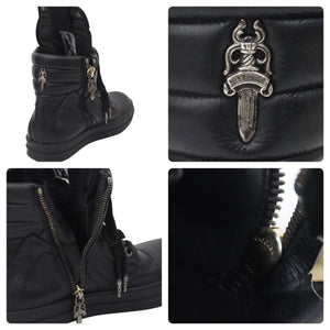CHROME HEARTS×Rick Owens クロムハーツ リックオウエンス ジオバスケット スニーカー CHクロス サイズ43 美品 中古 47350