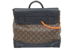 ルイ・ヴィトン LOUIS VUITTON ハンドバッグ スティーマーPM モノグラム ソーラーレイ M44473 ブラウン 美品 中古 47353