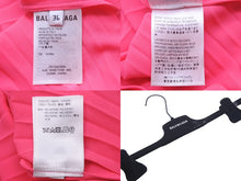 Load image into Gallery viewer, 極美品 BALENCIAGA バレンシアガ 2020年 625492 プリーツスカート ロングスカート ネオンピンク 36 中古 47362