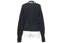 Load image into Gallery viewer, CHANEL シャネル ニット セーター ネックレス ヴィンテージ 95A P05572V00254 カシミヤ ブラック マルチカラー 40 美品 中古 47366