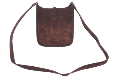 HERMES エルメス エブリンTPMドブリス ブラウン ショルダーバッグ □H刻印 スエード 美品 中古 47393