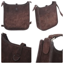 Load image into Gallery viewer, HERMES エルメス エブリンTPMドブリス ブラウン ショルダーバッグ □H刻印 スエード 美品 中古 47393