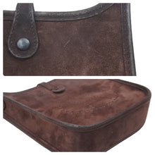 Load image into Gallery viewer, HERMES エルメス エブリンTPMドブリス ブラウン ショルダーバッグ □H刻印 スエード 美品 中古 47393
