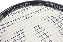 Load image into Gallery viewer, CHANEL シャネル スポーツライン テニスラケット ココマーク ボール付き プラスチック ブラック ホワイト 美品 中古 47402