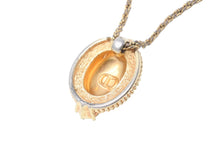Load image into Gallery viewer, Christian Dior クリスチャン ディオール CD ネックレス ゴールド vintage ヴィンテージ オールド 中古 47405