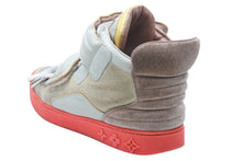 Load image into Gallery viewer, LOUIS VUITTON × KANYE WEST ルイ・ヴィトン カニエウエスト ジャスパー ハイカットスニーカー グレー サイズ7 中古 47349