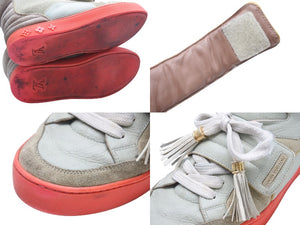 LOUIS VUITTON × KANYE WEST ルイ・ヴィトン カニエウエスト ジャスパー ハイカットスニーカー グレー サイズ7 中古 47349