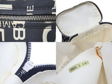 Load image into Gallery viewer, CHANEL シャネル ヴィンテージ 2WAYバニティバッグ バイシー 7番台 ブラック ホワイト シルバー金具 良好 中古 47444