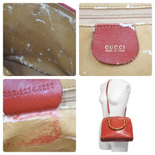 Load image into Gallery viewer, GUCCI グッチ バンブー 2WAYバッグ ショルダーバッグ ハンドバッグ 000 1274 0290 レザー レッド ゴールド金具 良品 中古 47447