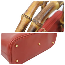 Load image into Gallery viewer, GUCCI グッチ バンブー 2WAYバッグ ショルダーバッグ ハンドバッグ 000 1274 0290 レザー レッド ゴールド金具 良品 中古 47447